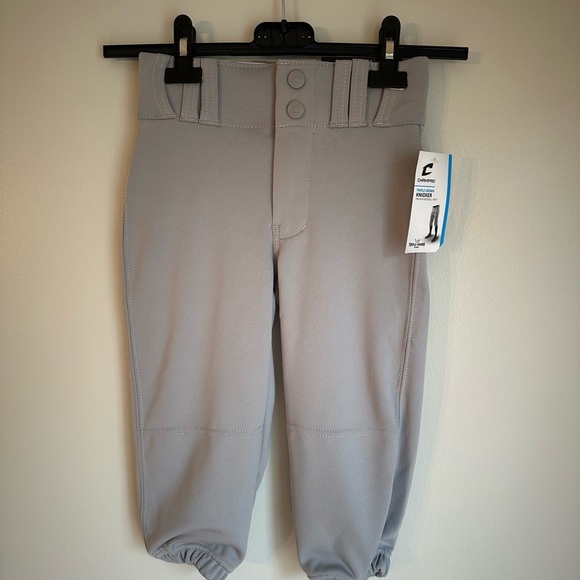 Champro Other - NEW Champro Triple Crown Knicker Style Baseball Pants Grey Size Youth XS